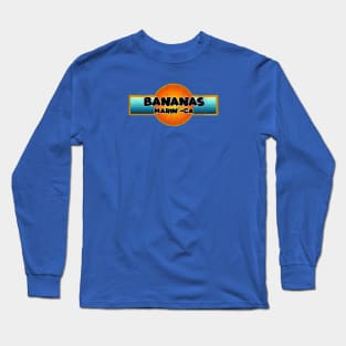 Bananas Marin County: California Surf Breaks Long Sleeve T-Shirt